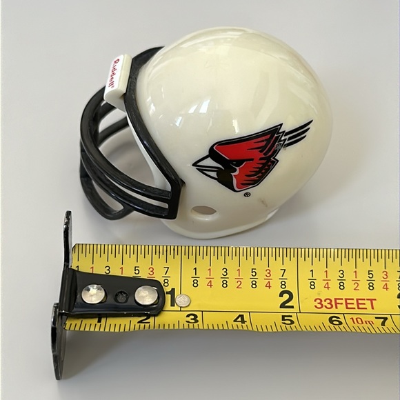 NCAA Ball State Cardinals Vintage Pocket Pro Mini Riddell Football Helmet - Picture 5 of 7